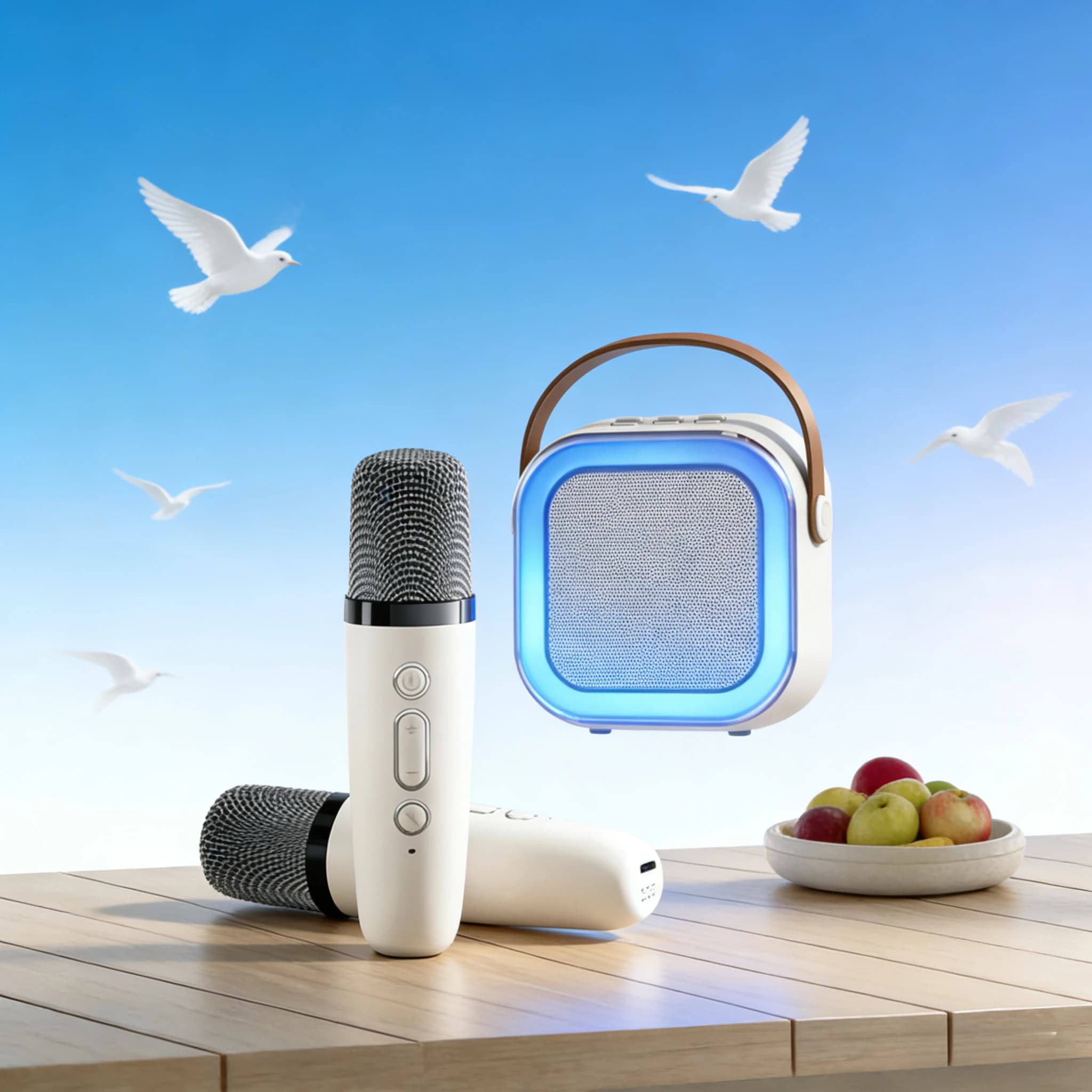 Mini materiale, altoparlanti ereditari; Piccolo e adorabile, tutti ama la macchina per karaoke Bluetooth K12 portatile 5.3