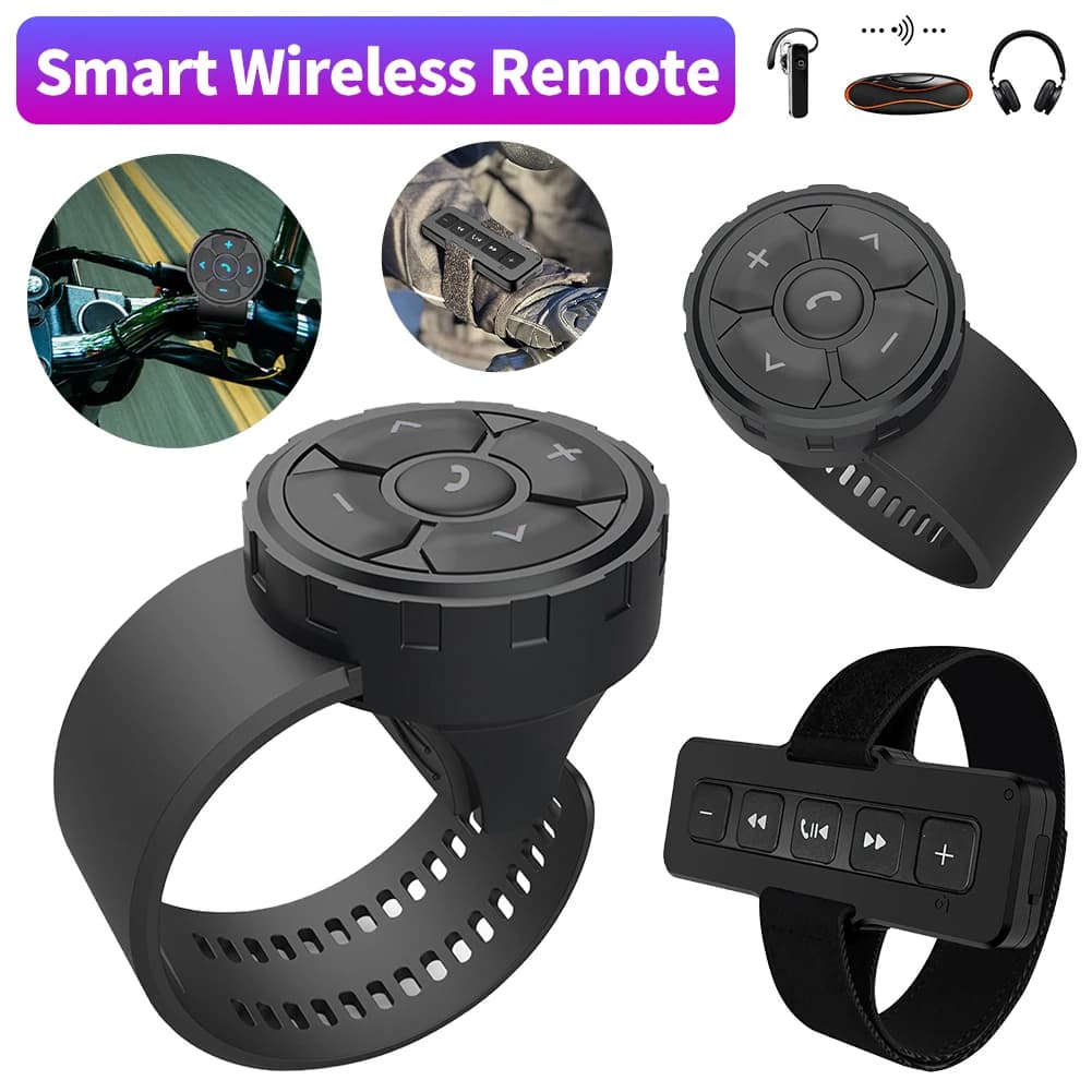 Wireless remote control Smart wireless remote telephone call Bluetooth compatible for headset for helmet Handlebar for motorcycle/bicycle