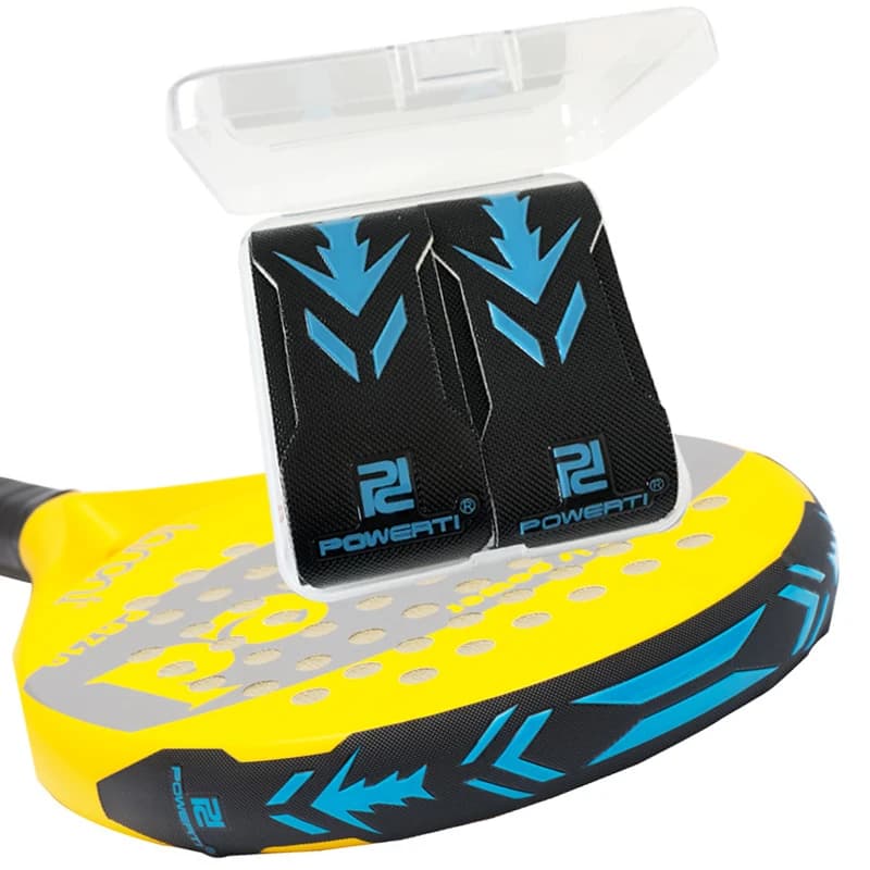 2 pcs a soft head protection box, wear-resistant beach tennis rack stickers, professional protection racket