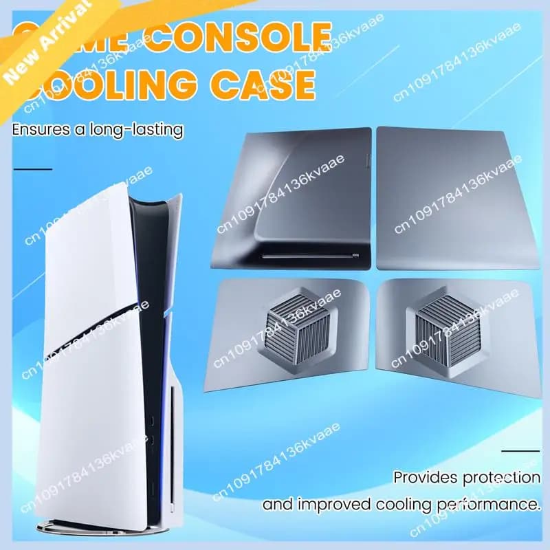 M01K Piastre frontali per PS5 Slim Disc Edition Console Cover Piastra frontale Prese d'aria di raffreddamento Pannello laterale Pelle Shell Accessori di gioco