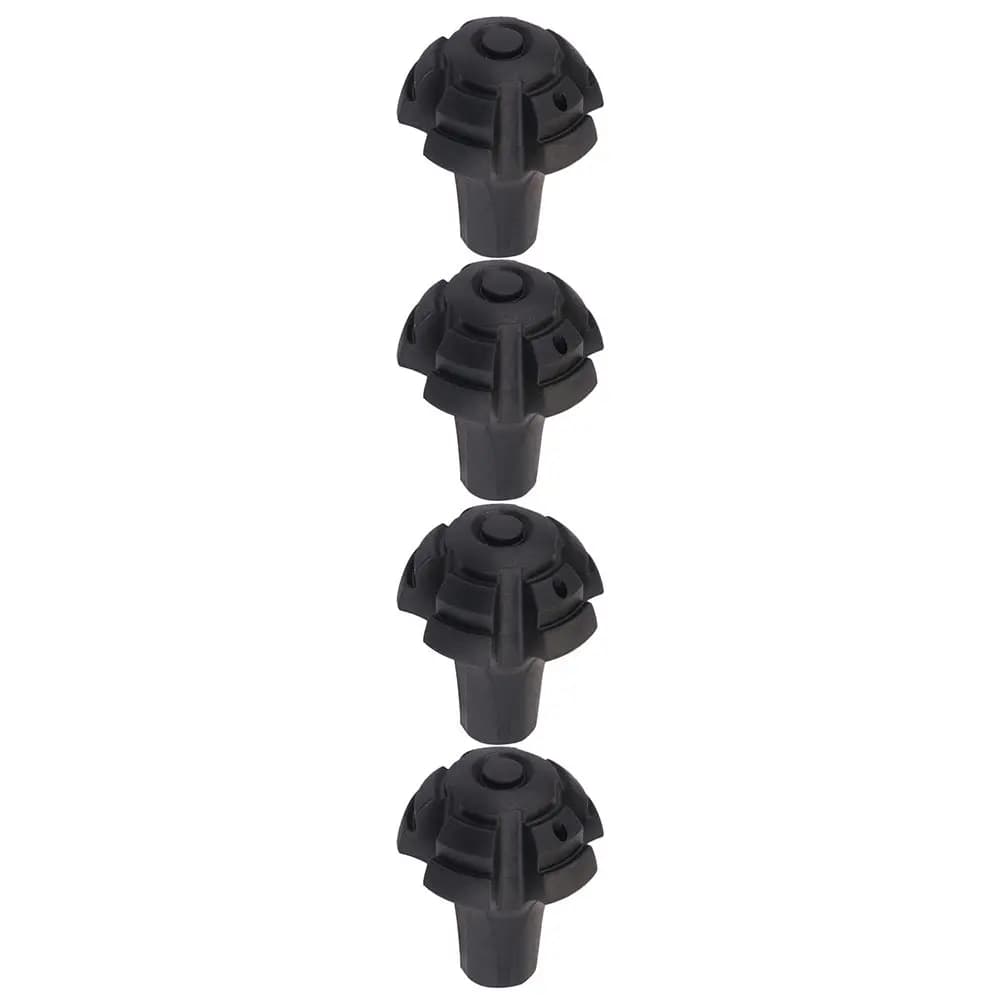 4Pcs Walking Pole Tpr Tip Cover Heavy-Duty Anti-Slip Protector for Climbing Poles Outdoor Hiking Sticks Cover Trekking Poles Tip