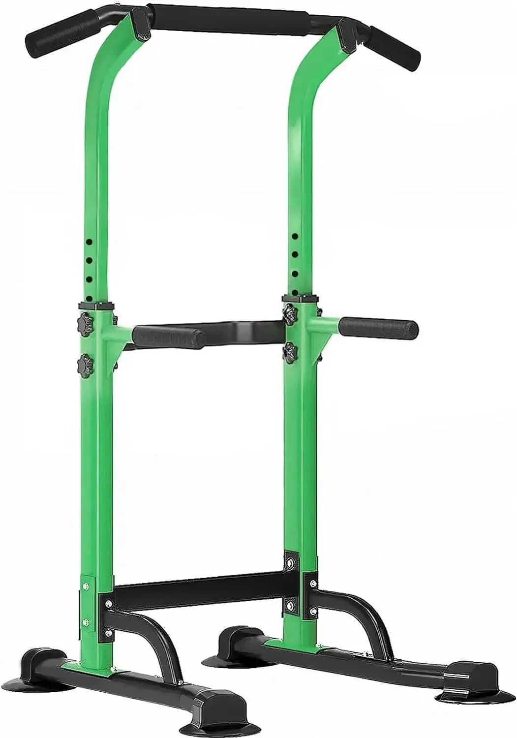 th Power Tower Dip Station Traction bar for home gym Strength training equipment with adjustable height, Traction bar station