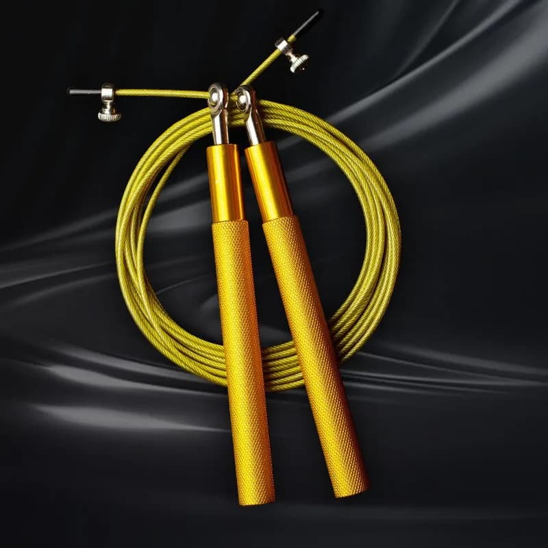 Men jumping rope that endures rope for jumping equipment for training Crossfit steel wire Home Gym exercise and Fitness MMA Boxing Training