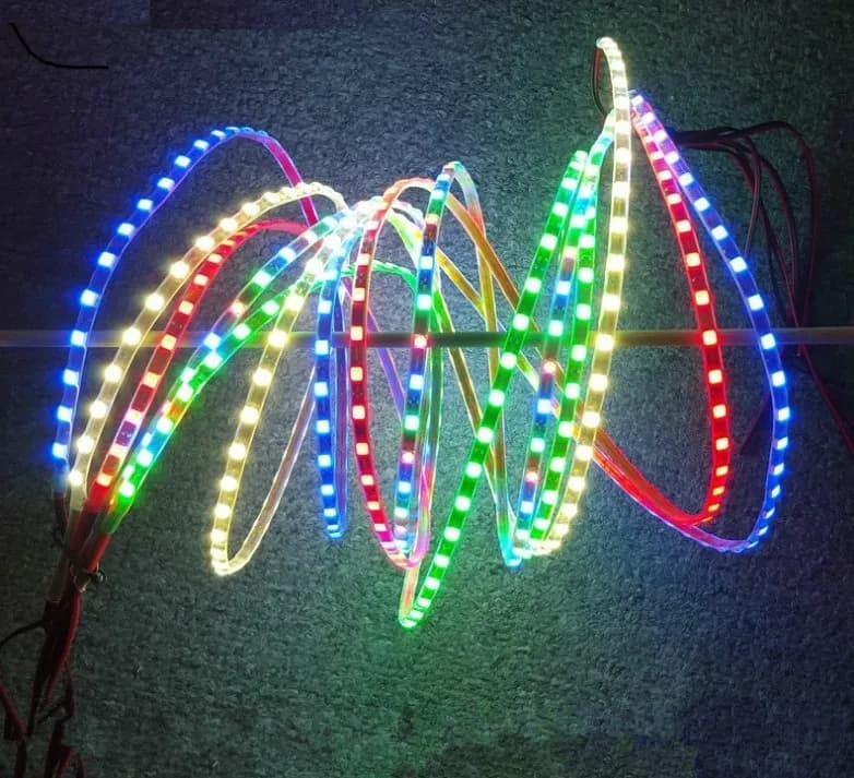 Striscia luminosa a LED da 90 cm per modellini di aerei, 12V, adatta per luci di navigazione notturna di modellini di aerei