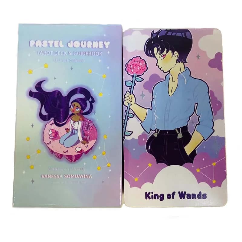 Pastel Journey Tarot Deck 78 carte versione inglese divinazione Oracle Cards Camping Party giochi da tavolo tarocchi