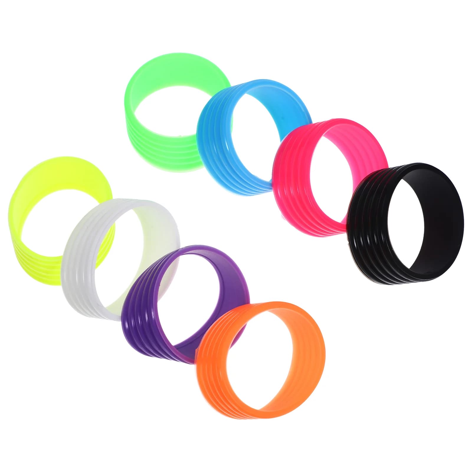 8 pezzi racchetta antiscivolo anello racchette da Tennis impugnature piccola protezione comodi anelli Silicone Major