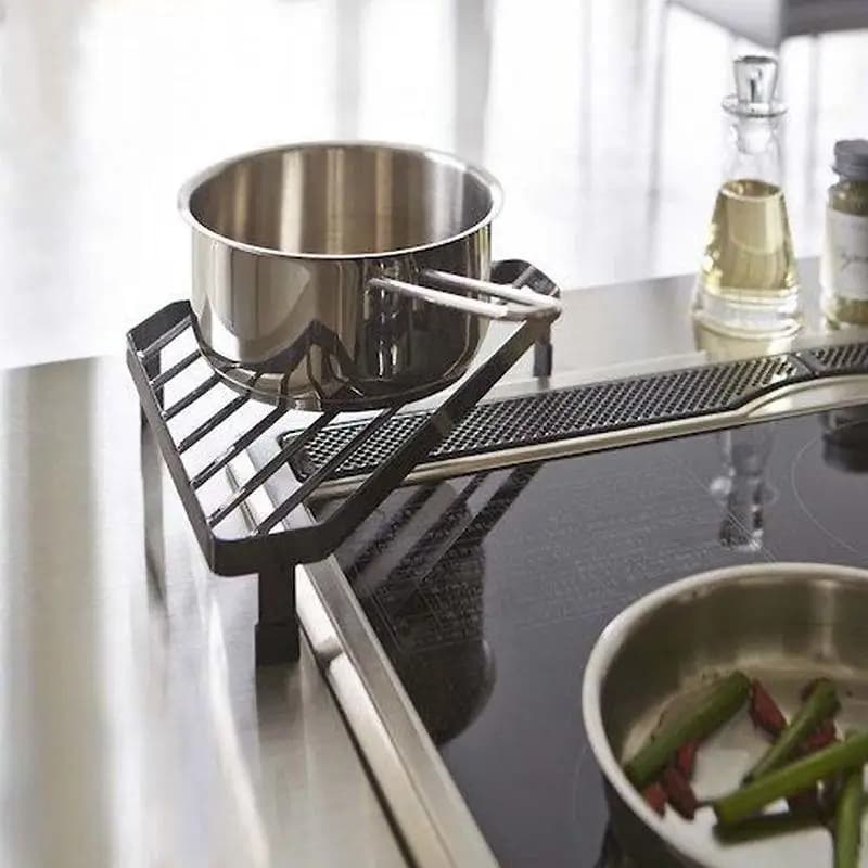 New Pot Rack, Desktop Insulation, Anti Scald Storage, Pot Corner Shelf, Household Iron Triangle Bracket
