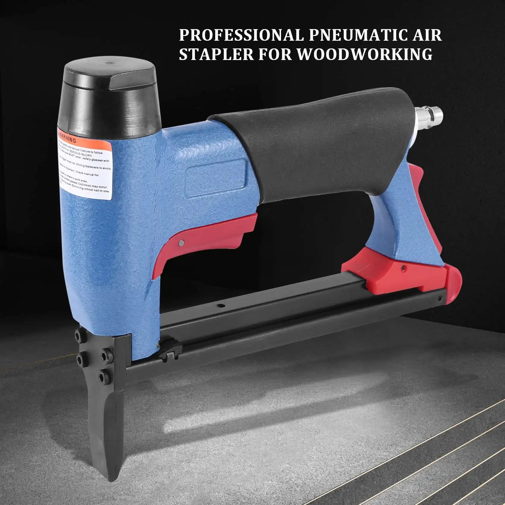 A98E-8016LN Chiodatrice Pneumatica a Bocca Lunga per Chiodi Fini, Utensile per Mobili, Attrezzo Pneumatico ad Aria Compressa