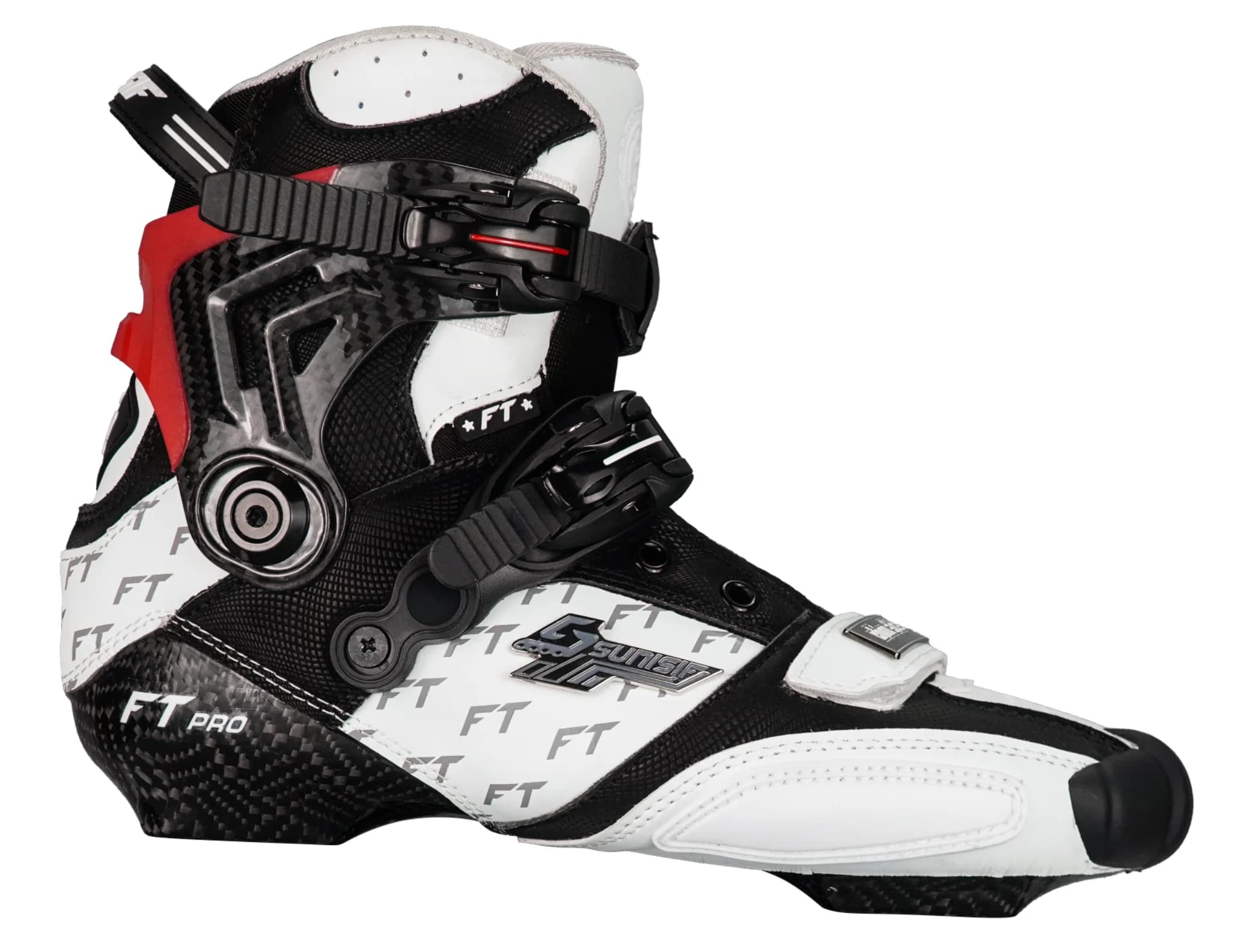 Professional slalom skates for adults with FT carbon fiber headset, free and sliding roller skates