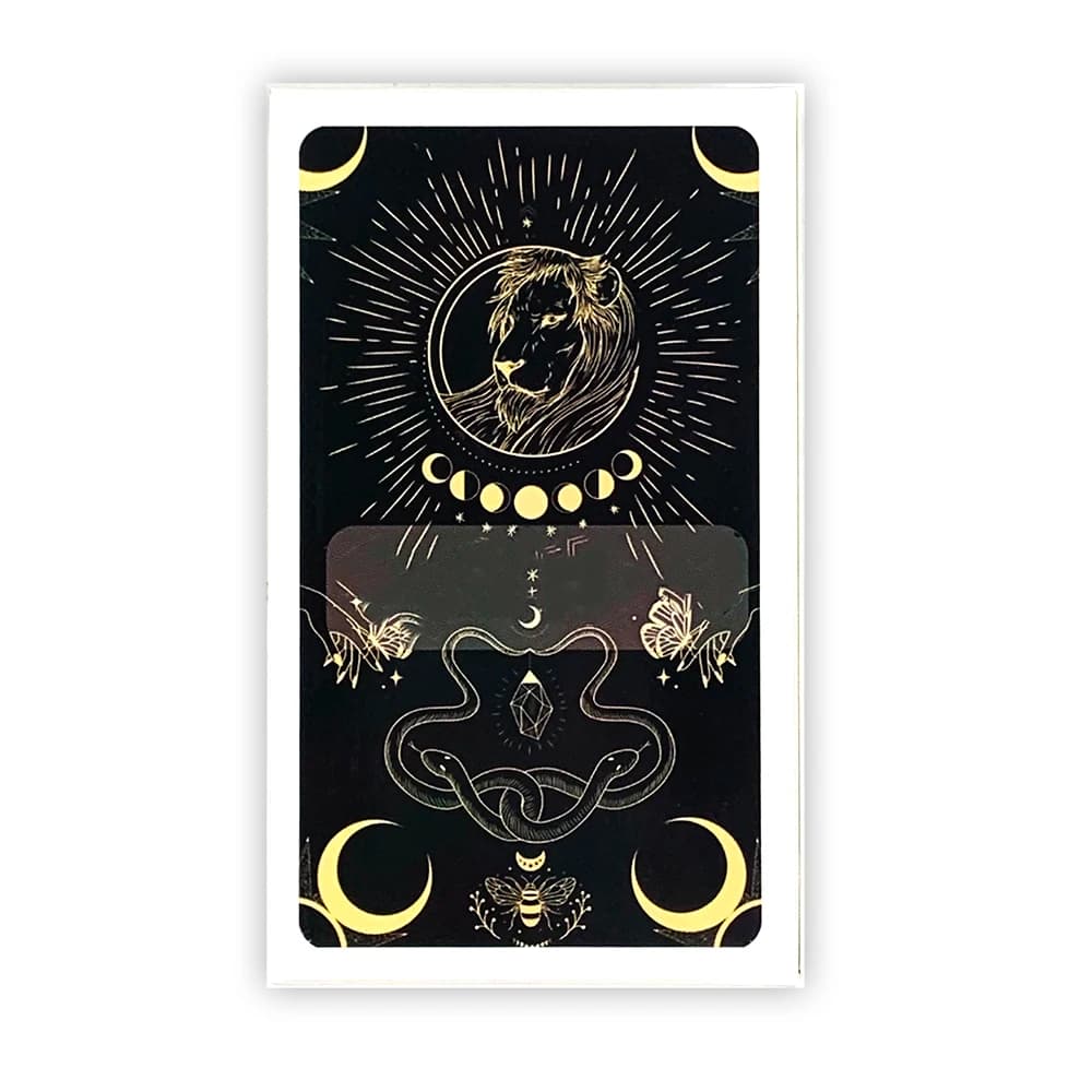 Carte Oracle Una mazzo da 54 carte Versione inglese per il gioco da tavolo per feste di divinazione del destino, giochi di Halloween e Natale