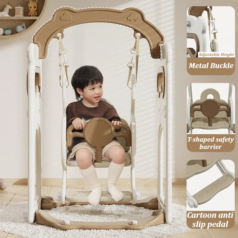 Altalene per Bambini da Interno, Sicure e Stabili, Altalena Sensoriale per l'Equilibrio, Gioco da Giardino, Sedia Sospesa in Plastica Semplice