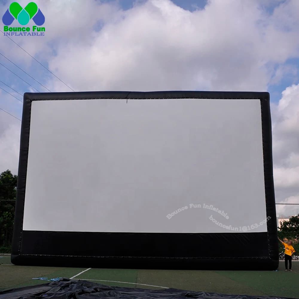 Proiettore gonfiabile gigante da 10 m Schermo cinematografico Schermo cinematografico gonfiabile portatile Video Film Proiezione cinematografica TV Attrezzatura da esterno