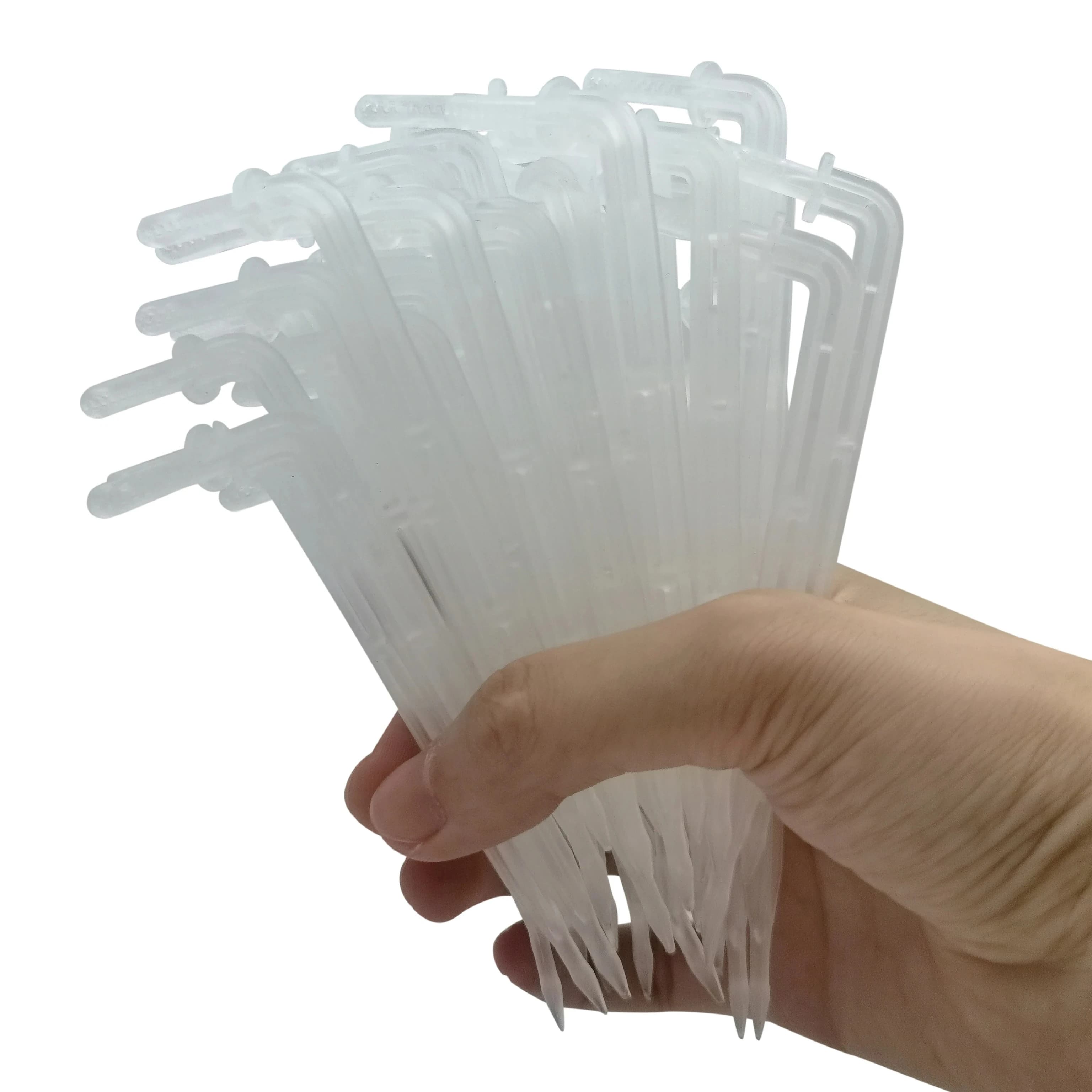 Kit di Irrigazione a Goccia Trasparente con Connettori a Goccia a 1/4'' e Regolazione, per Giardino e Serra, Compatibile con Tubi da 4/7mm