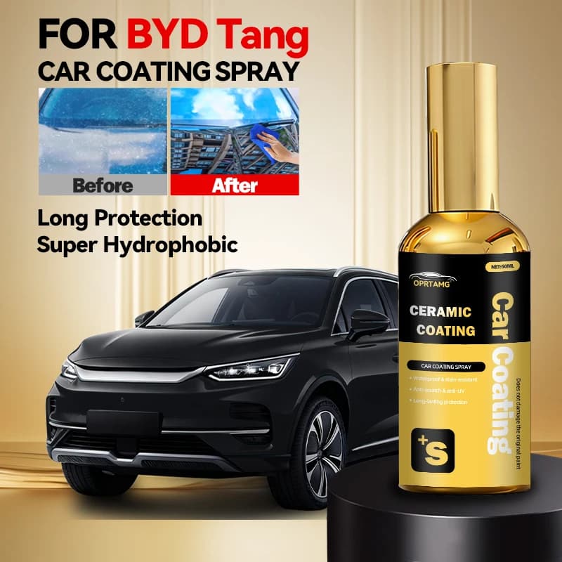 Rivestimento Ceramico Nano Liquido Spray Lucidante per Auto, Prodotto per la Cura e il Rinnovamento dell'Auto, Dettagliante Ceramico per BYD Tang