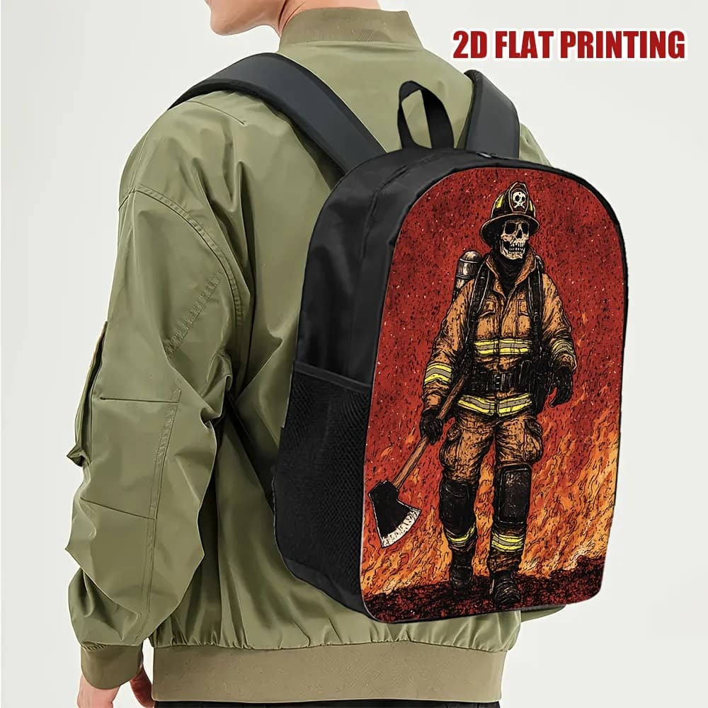 1 blower hero backpack with print and axe-shaped design - lightweight and durable school backpack for boys and girls