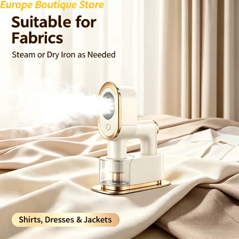 Foldable Handheld Garment Steamer Mini Portable Clothes Iron Lightweight Carry-On Travel Steamer for Home Trip Use