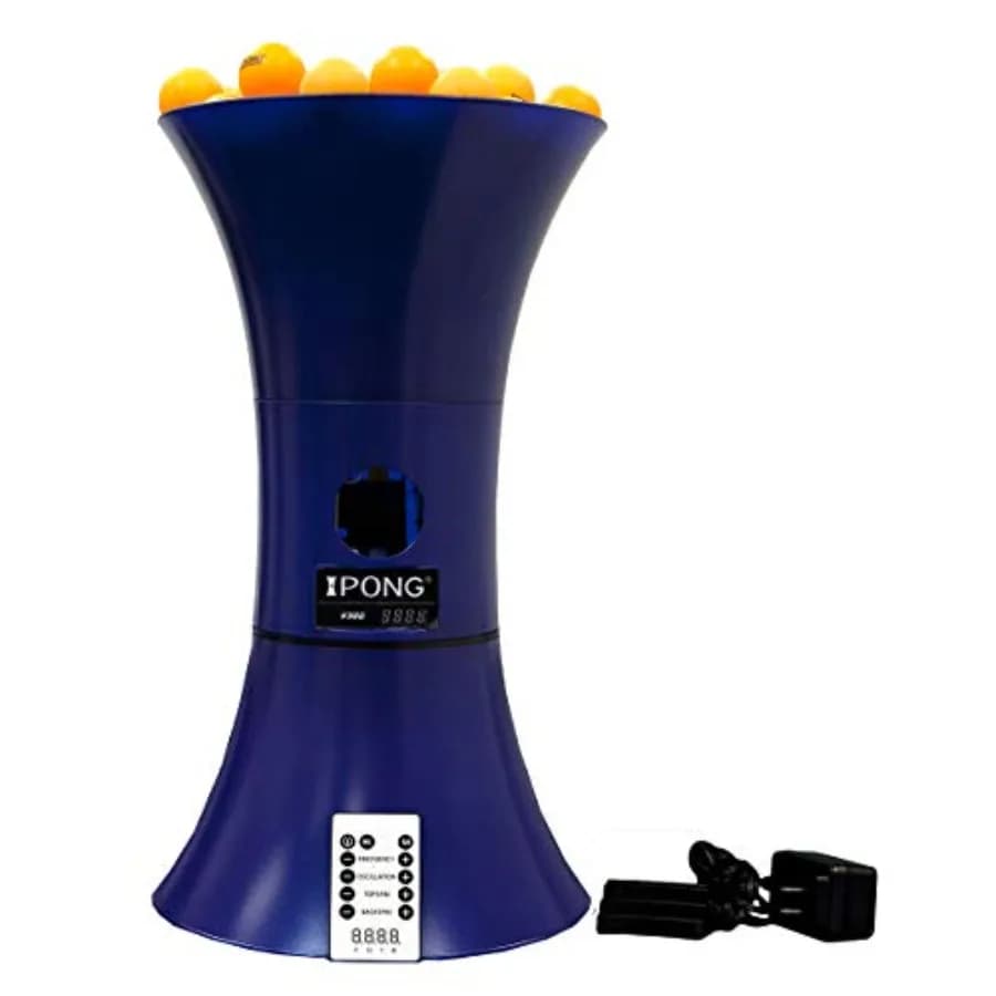 Robot per allenamento di tennis tavolo iPong V300 - Serve automaticamente palline da ping pong da 40 mm secondo le norme regolamentari - Gioca in solitaria senza modalità di riproduzione