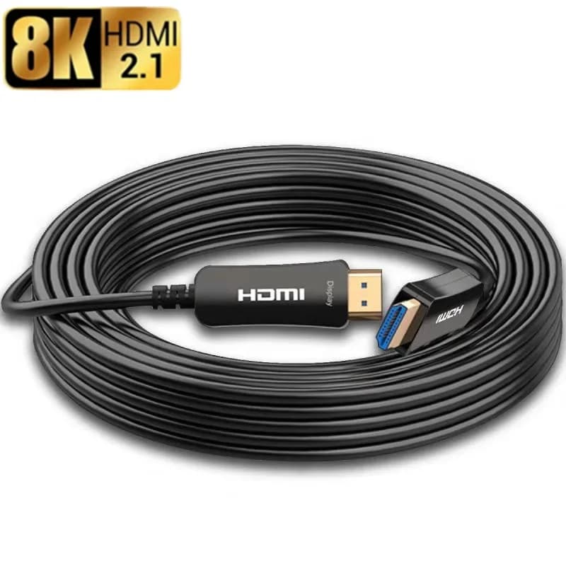 15M/50M HDMI fibra ottica 8K 60Hz HDMI 2.1 cavo 48gbps 4K 120Hz 144Hz eARC HDR HDCP 2.2 2.3 HDTV PS5 blu-ray Xbox PC TV