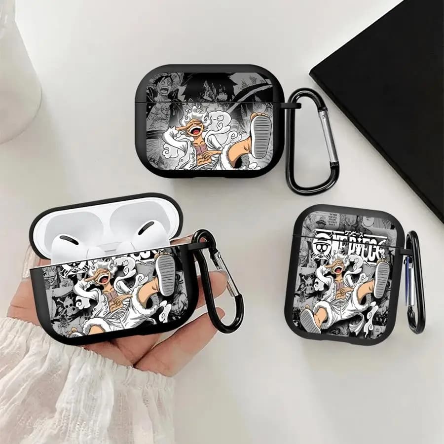 OneS P-ieceS LuffyS Housing for Airpods Pro2 3 4 Pro 1 Pro3 2, Cover for Audiences