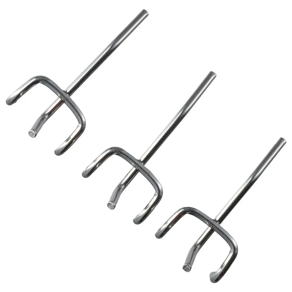 Metal Pegboard Hooks Practical Display Hooks Silver Retail Shop Peg Multi-Purpose Hooks Hang Fits Holder Peg Board Asseccories