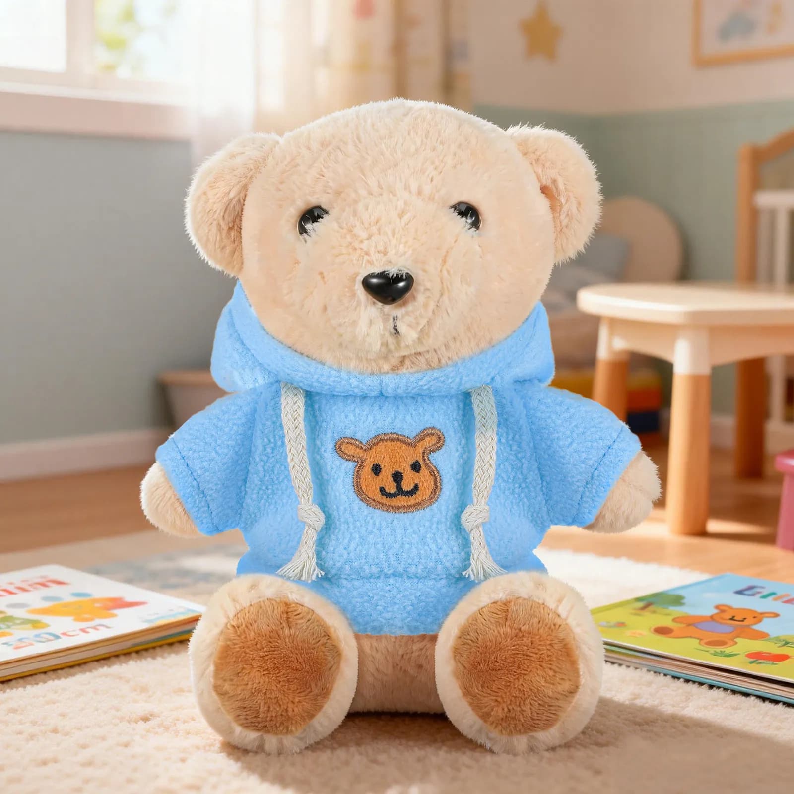 2 Pezzi Abiti per Orso, Mini Felpe Morbide, Costume per Orso di Peluche, Accessori per Vestire Animali Imbottiti