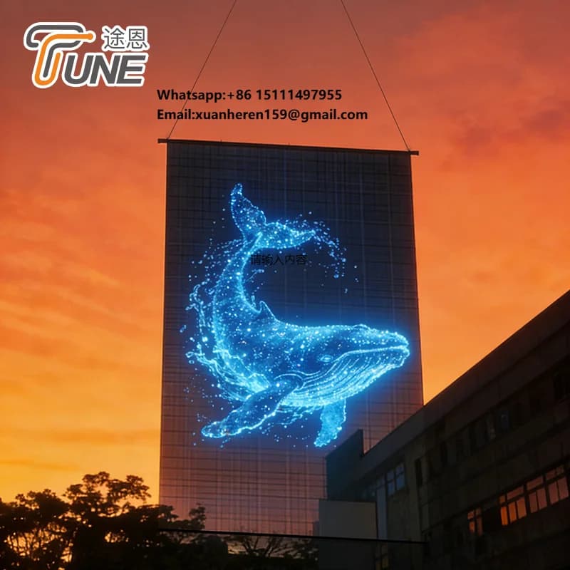 Customizable LED Flying Magic Carpet Screen Seamless Splicing Display for Drone Light Show and Brand Events