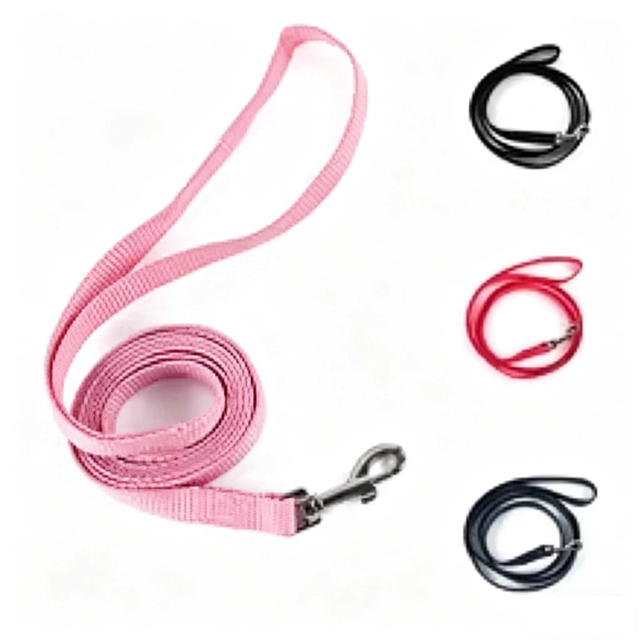 Guinzaglio per cani in nylon da 1,5 m, corda da addestramento per animali domestici, fibbia universale, guinzaglio per cani e gatti, per passeggiate all'aperto, escursioni, accessori resistenti per animali domestici