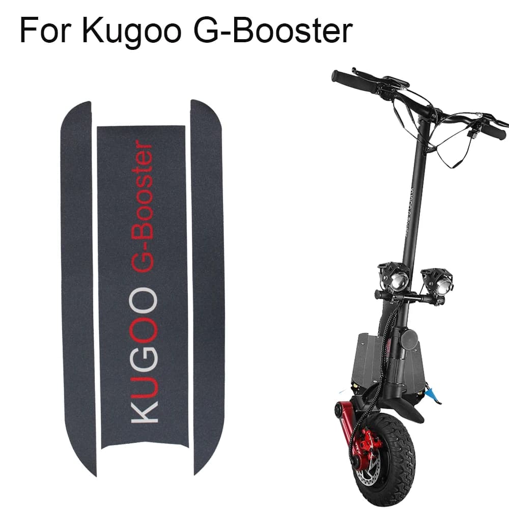 Foot Pad adesivo antiscivolo per ponte per KUGOO G-Booster Scooter elettrico antiscivolo nastro smerigliato decalcomania parte di ricambio in carta abrasiva