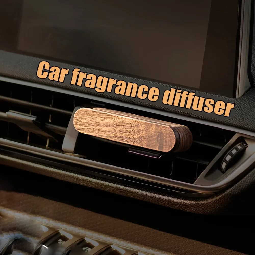 Wood Car Air Freshener Diffuser Clip-Aromatherapy Dispenser, Diffuser Wood,,Decorative Automotive Accessories Car Breeze System
