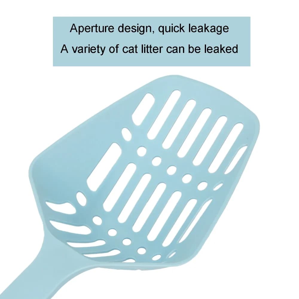 Durable Deep Shovel PP Triangle Large Cat Litter Scoop with Back Hook Cat Litter Scoop Cleaning Shovel Tool Pet Cleaning