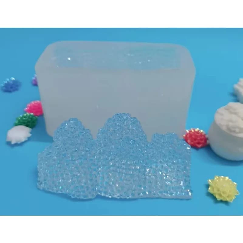 Stampo in Silicone per Candele Fatte a Mano, Stampo per Gelato a Forma di Iceberg, Stampo in Silicone per Decorazioni con Resina e Sapone