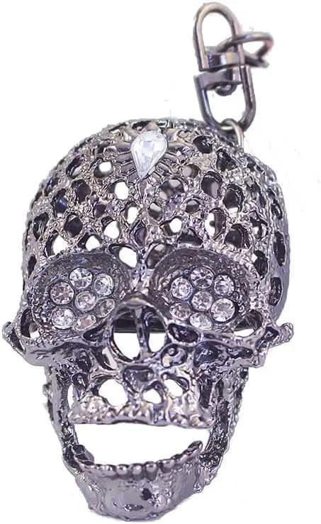 One Pack Multicolor Rhinestone Car Keychain Ring Chain Gift Bag Clasp Holder