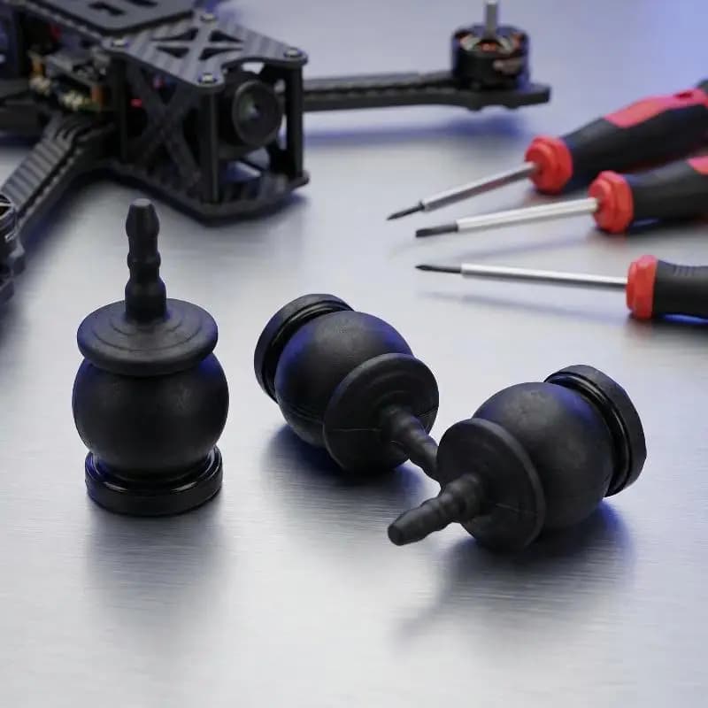 TL10A04 3 Pieces Small Shock Absorbers Antivibration for Gimbal, Reduce the Vibrations of the FPV drone camera