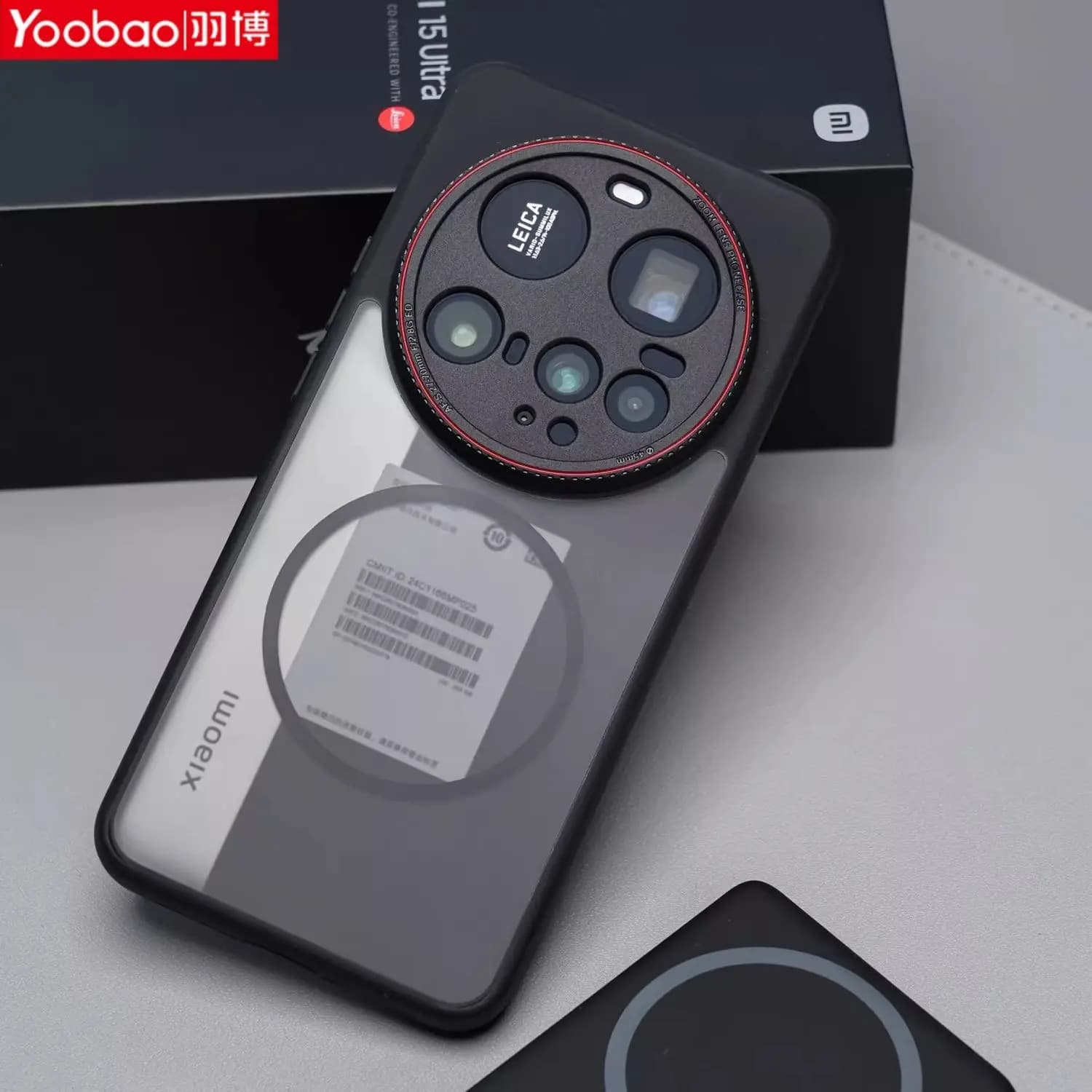 Custodia per Xiaomi 15 14 Ultra Luxury Armatura Magnete opaco Magsafe Cover per Xiaomi MI 15 Ultra Anello per lenti Ricarica wireless Funda