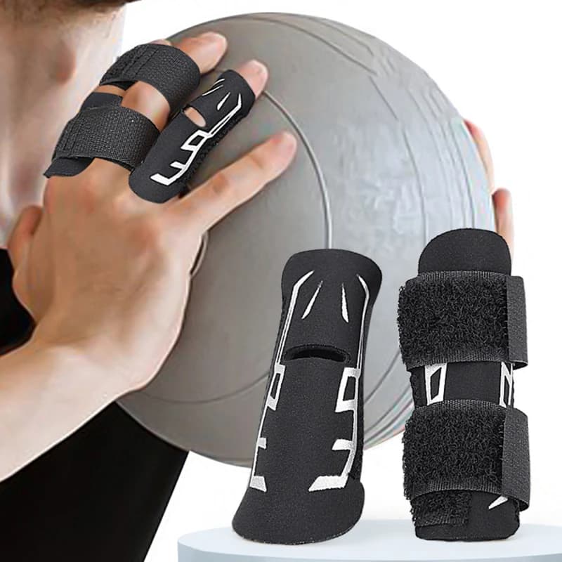 Support for sleeve for fingers adjustable protection straps for black fingers wrap for basketball volleyball Baseball Finger Buddy Wraps