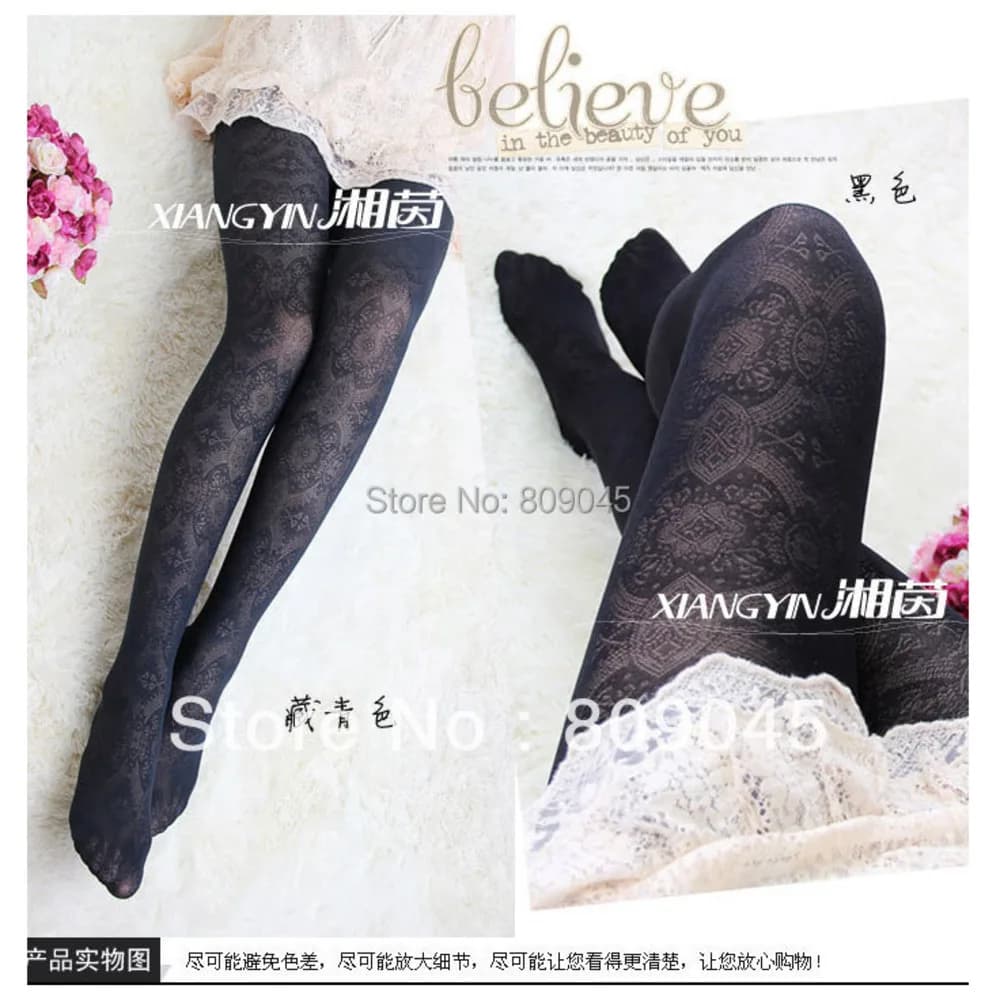 Donne di inverno sexy/collant/maglieria in calze pantaloni panty-Totem di seta di modo stockingsTT011-1pcs