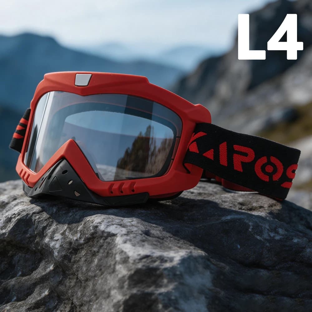 Karos Motorcycle Glasses Motocross Windproof Protection Goggles Dirt Bike ATV Moto Outdoor Cycling Sunglasses With Most Helmets