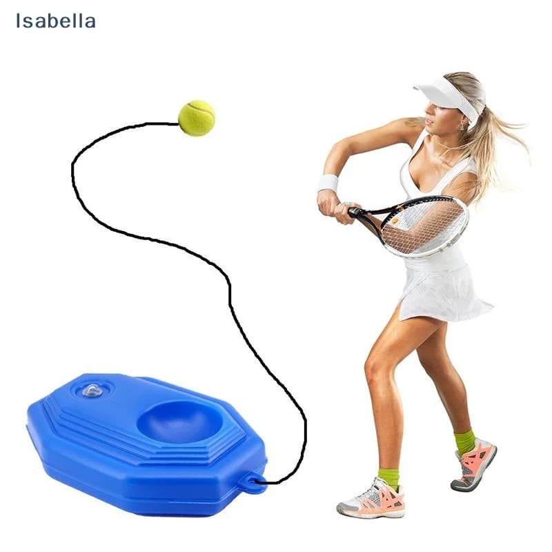 ♩ Attrezzo per Allenamento Tennis con Base di Rimbalzo e Set di Palline, Strumento per Autoapprendimento per Giocatori