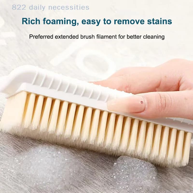 Long-lasting cleaning brush, comfortable and durable, with hard bristles, does not damage clothes, anti-slip handle, for domestic use.