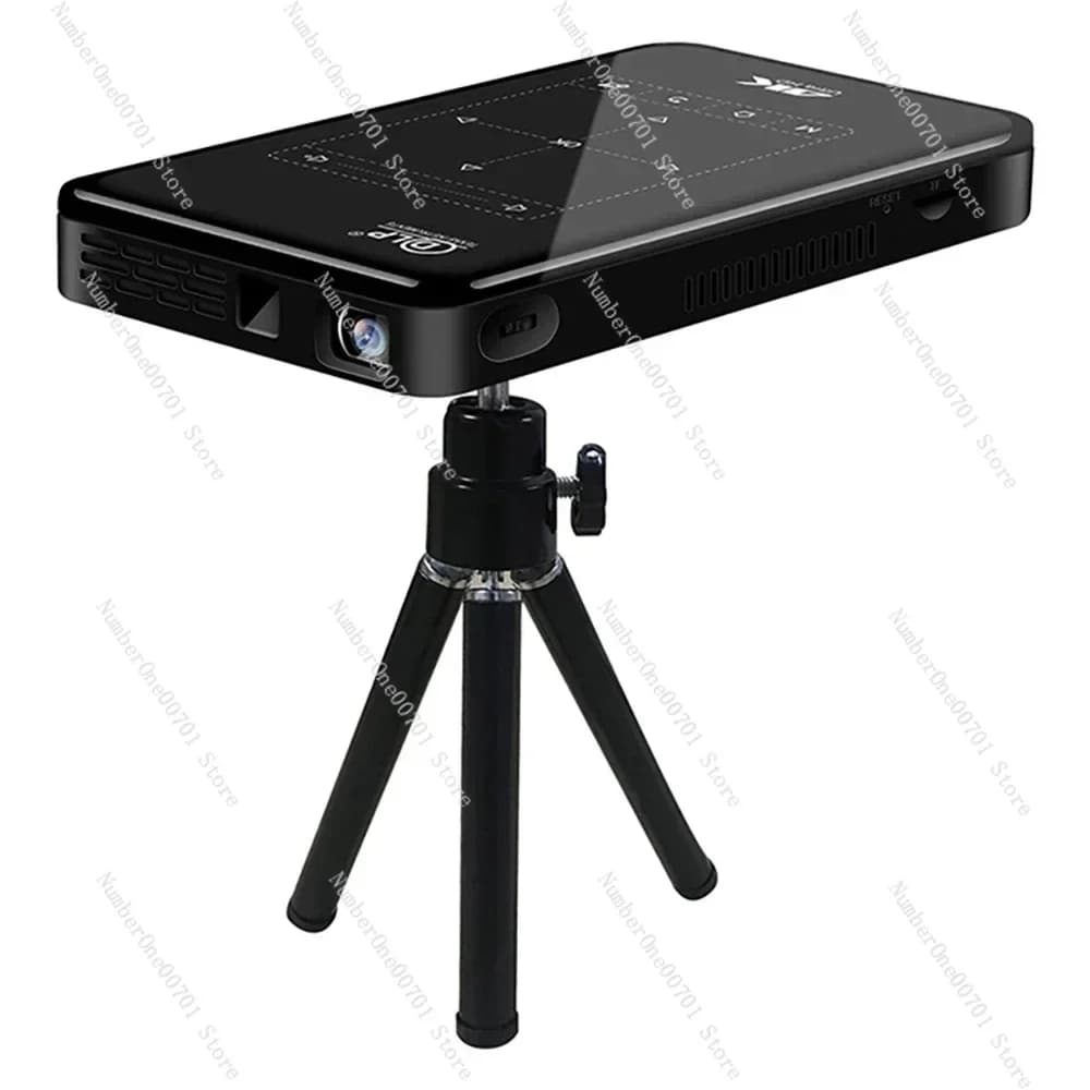 P09-II Mini proiettore tascabile DLP portatile Android 9.0 2 GB RAM 32 GB WIFI5 BT4.2 Proiettore 4K HD Home Cinema Proiettore video LED