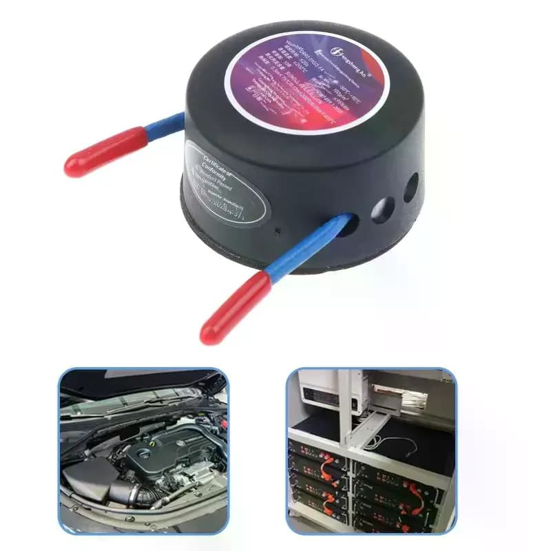 Mini Fire Extinguishing Sticker Self Triggering Non Toxic for Car Engine Compartment Home Cabinet Meter Box Use