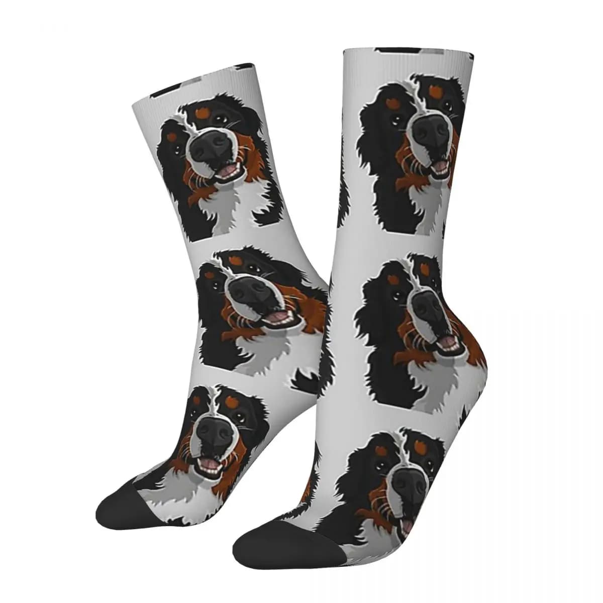 Calzini Bernese Mountain Dog Harajuku Calze super morbide Calzini lunghi per tutte le stagioni Accessori per regali per uomo e donna