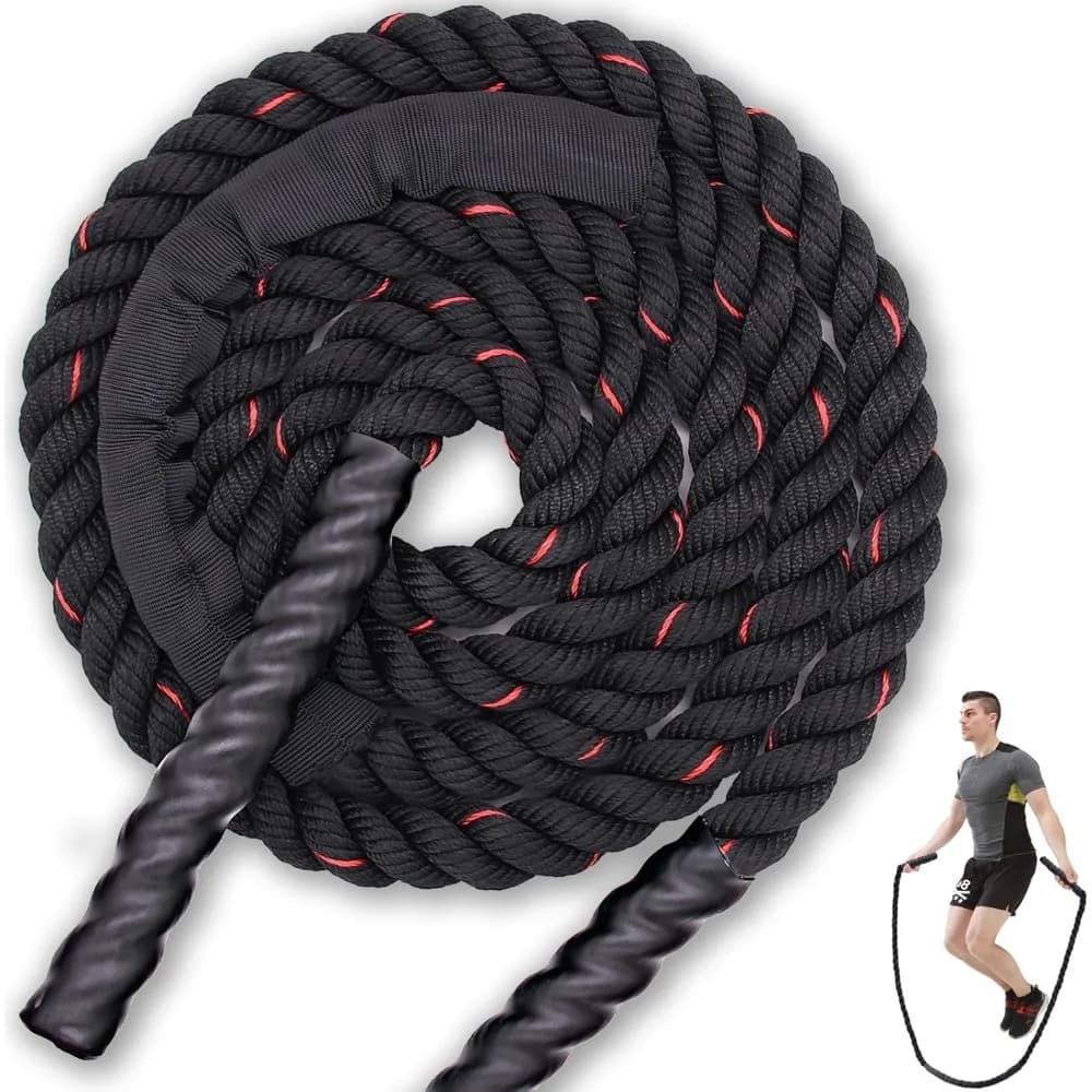 corda per saltare, corda per saltare ponderata per uomo donna, corde per saltare pesanti da 2,8 libbre per fitness, corda per saltare per adulti per esercizi in palestra a casa, i