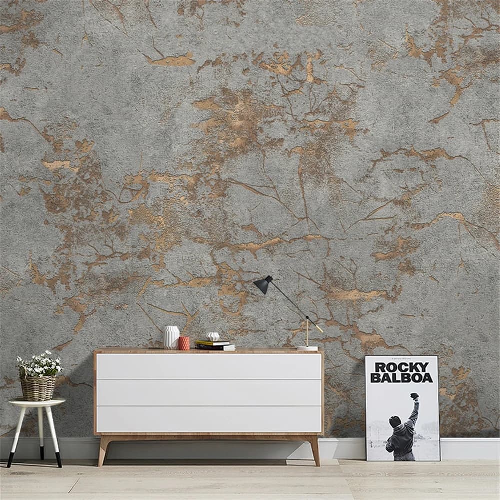 Personalizzato Vecchio cemento industriale carta da parati soggiorno sfondo muro carta decorazione della casa abbigliamento da lavoro luce di lusso murale decorazioni per la casa