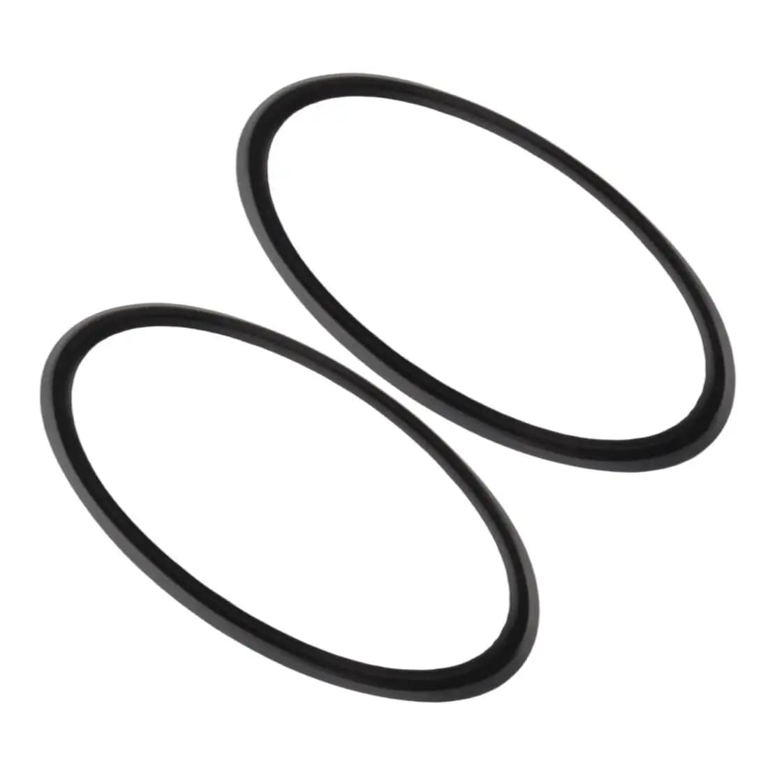 Matte Black Front & Rear Logo Emblem Badge Ring Trim Cover Fit For Subaru BRZ 2022-2025