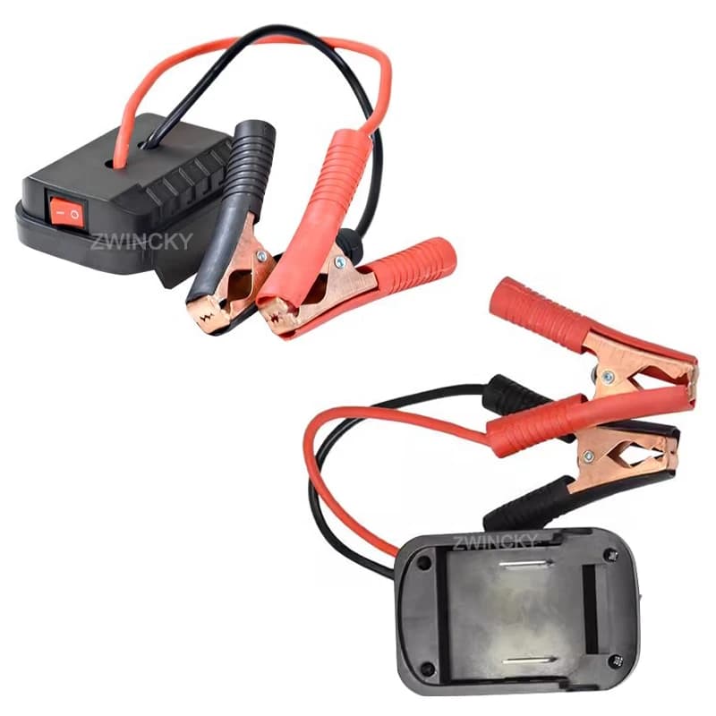 Avviatore di emergenza per batteria auto per batteria agli ioni di litio Makita 18V, accenditore di emergenza portatile per batteria auto con 2 porte USB per Makita BL1850
