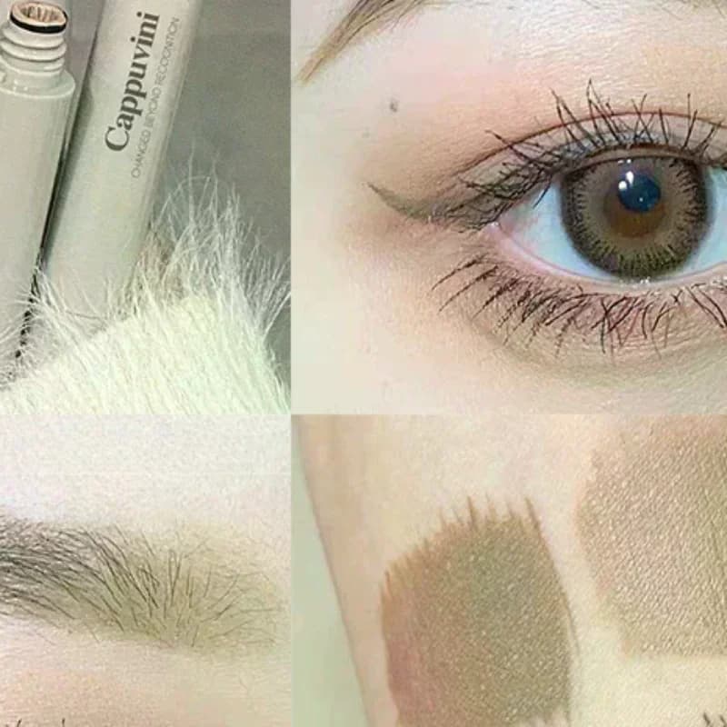 Cappuvini Eyebrow Cream Waterproof Natural Coloring Long-Term Liquid Tinta Brown Mascara for Cosmetic Eyebrows for Makeup
