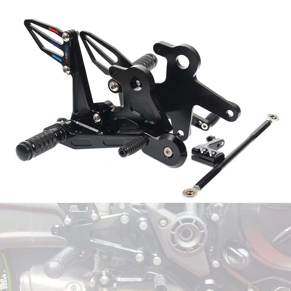 For KAWASAKI NINJA 650 Z650 2017-2023 Motorcycle Rearset Footrest Footpeg Adjustable Aluminum Rear Set Footrest Foot peg
