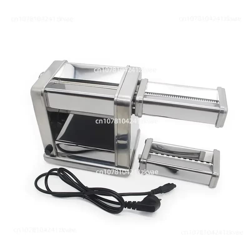 Electric Pasta Making Machine Automatic Pasta Noodle Maker With Detachable Cutter for Home Use