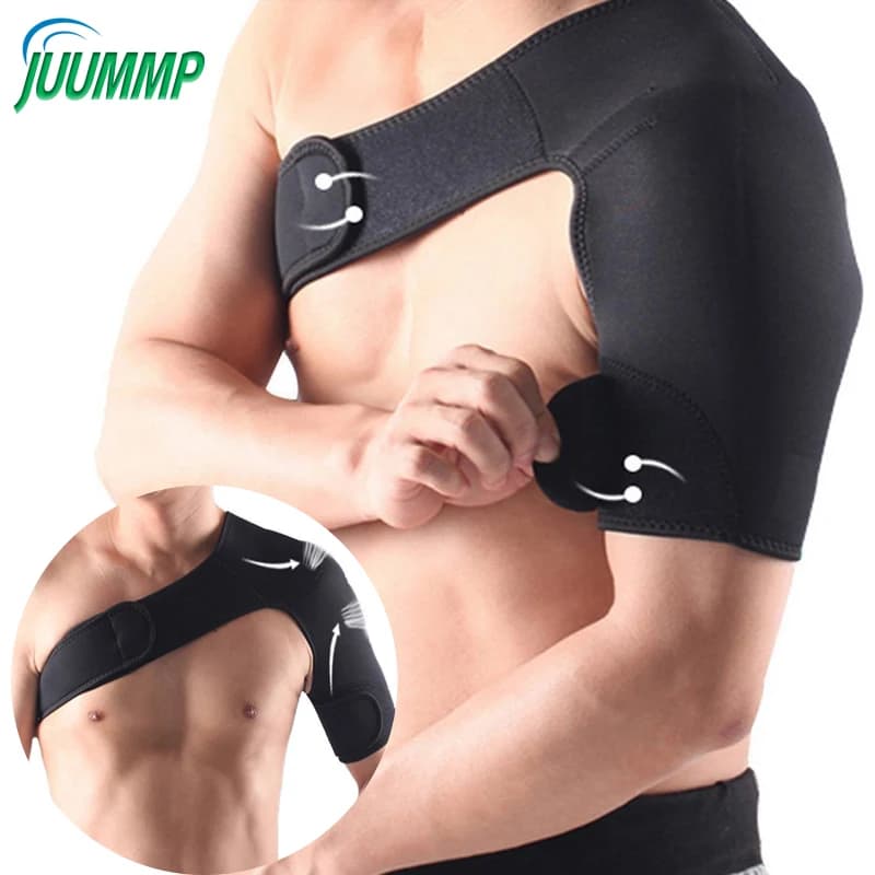 1 pezzo di peso regolabile per palestra sportiva tracolla singola cinghia di supporto cintura avvolgente fascia per uomo e donna (supporto per spalla)